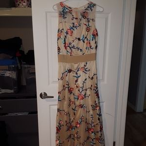 Embroidered Flower Dress